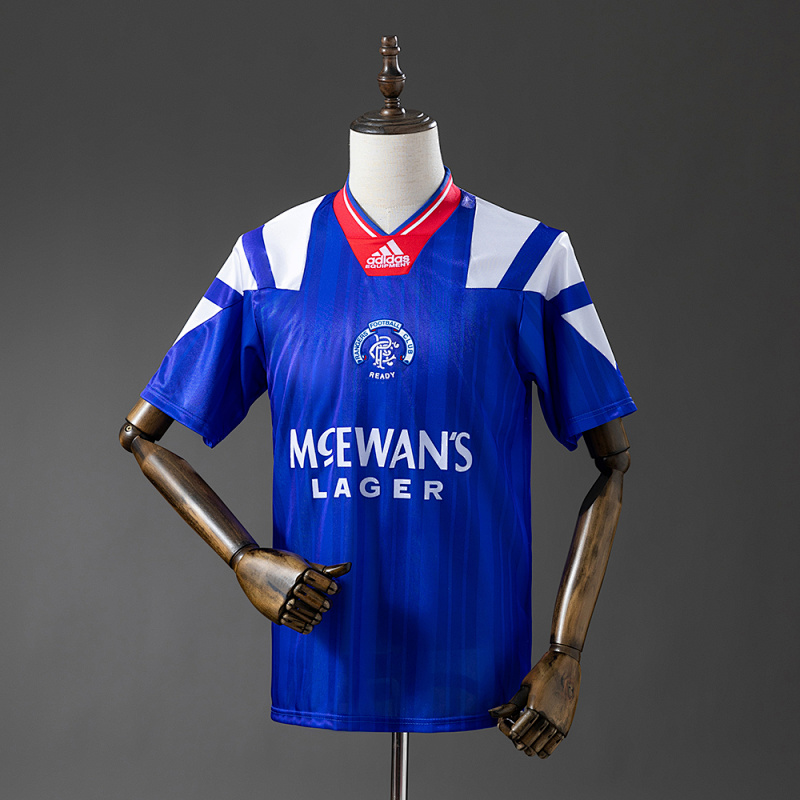 Camiseta retro de local de los Rangers 92-94, tallas S-XXL